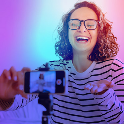 Gravando facilmente vídeos incríveis para redes sociais